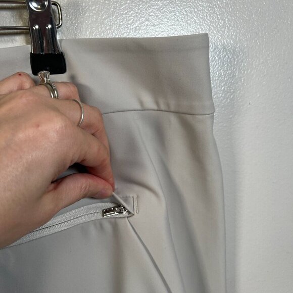 Athleta Stellar Straight Crop Pants Size 24 Travel Work Office Athleisure Tan - Picture 10 of 13